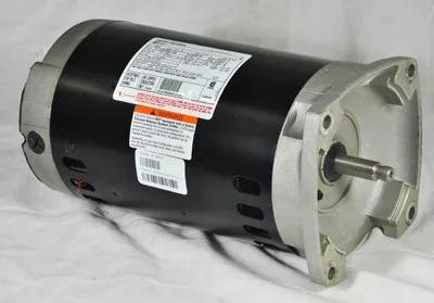 Square Flange Motor, 1.5 HP, 3 Phase, 208/230/460V, Replacement for Century
