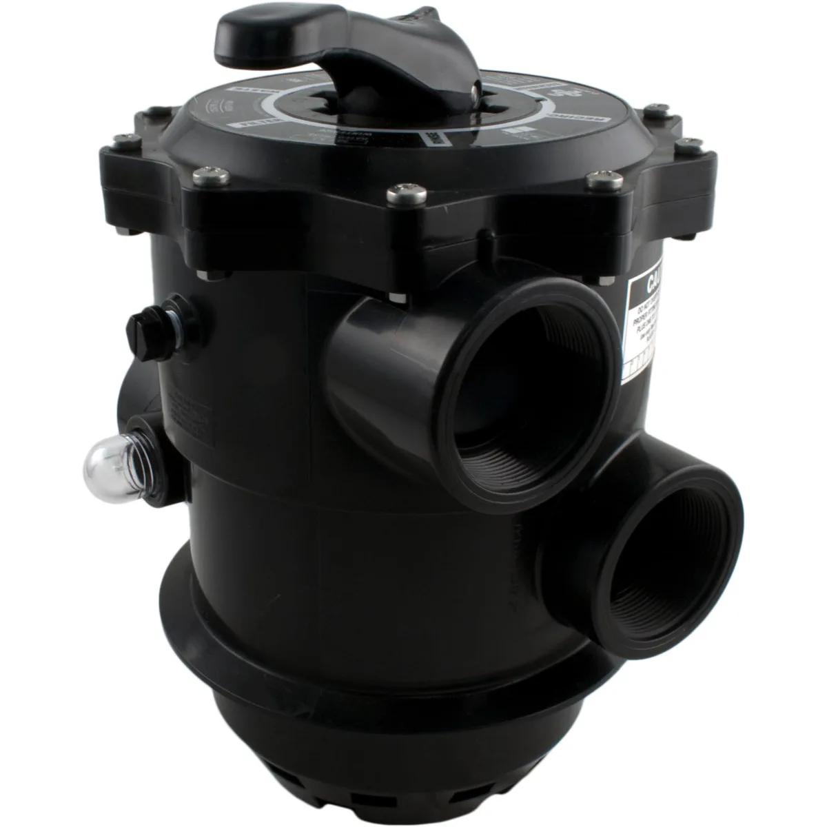 Top Mount Multiport Valve, 2-Inch, ABS, Replacement for Jacuzzi Filters