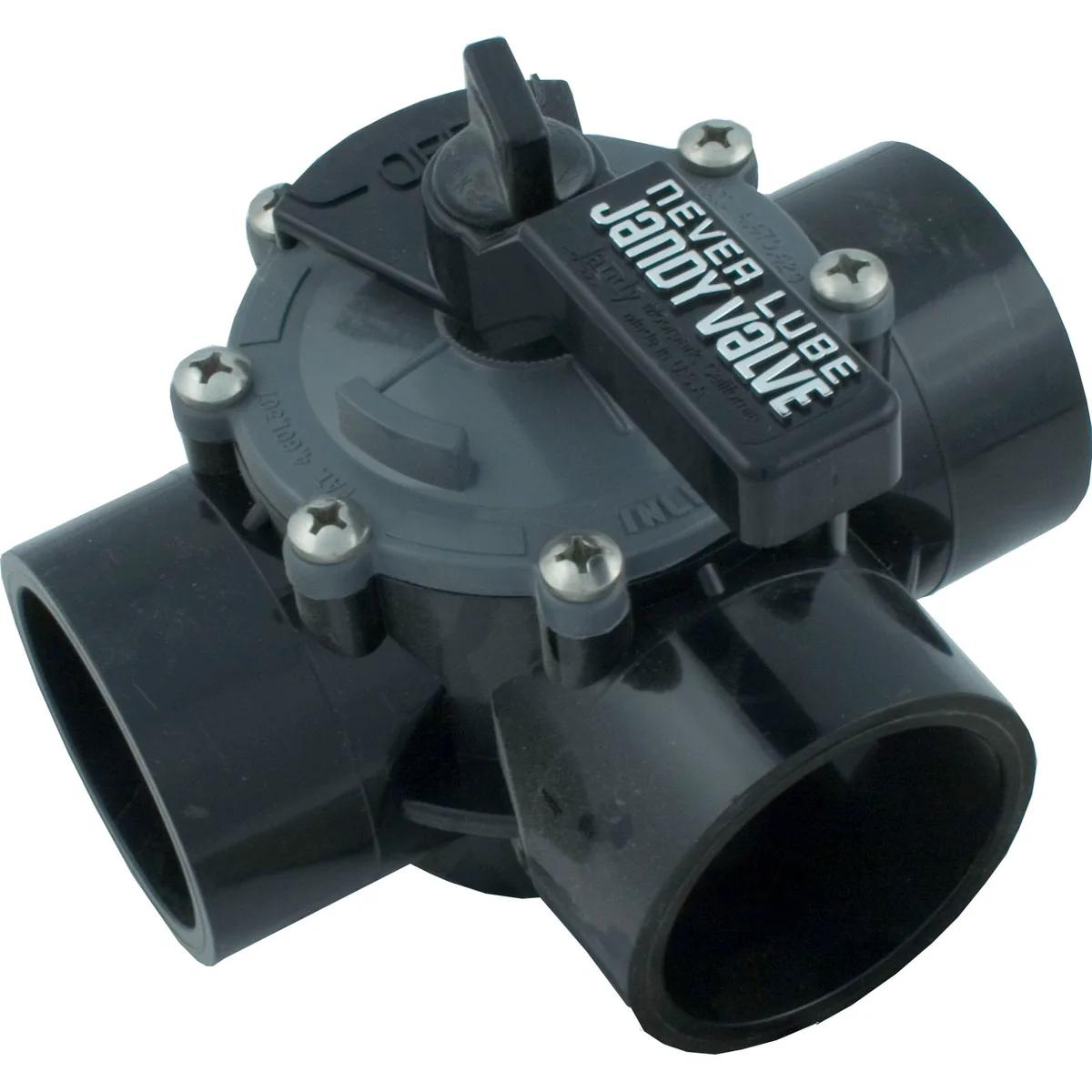 3-Port Diverter Valve, 2-1/2-Inch x 2-Inch, Compatible with Jandy NeverLube