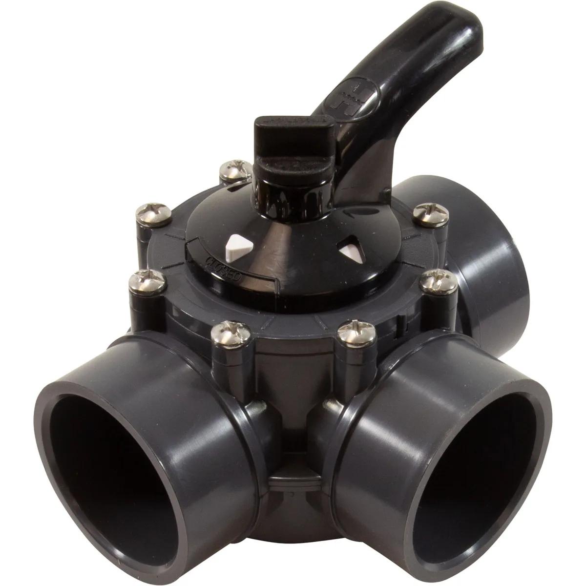 3-Way Diverter Valve, 2-Inch x 2.5-Inch CPVC, Compatible with Hayward PSV Series