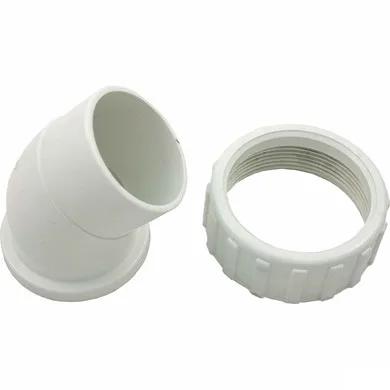 Pump Union Tailpiece, 2-Inch x 2-Inch Spigot 45-Degree, Compatible with Waterway