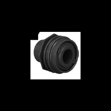 Flush Mount Return Fitting, Black