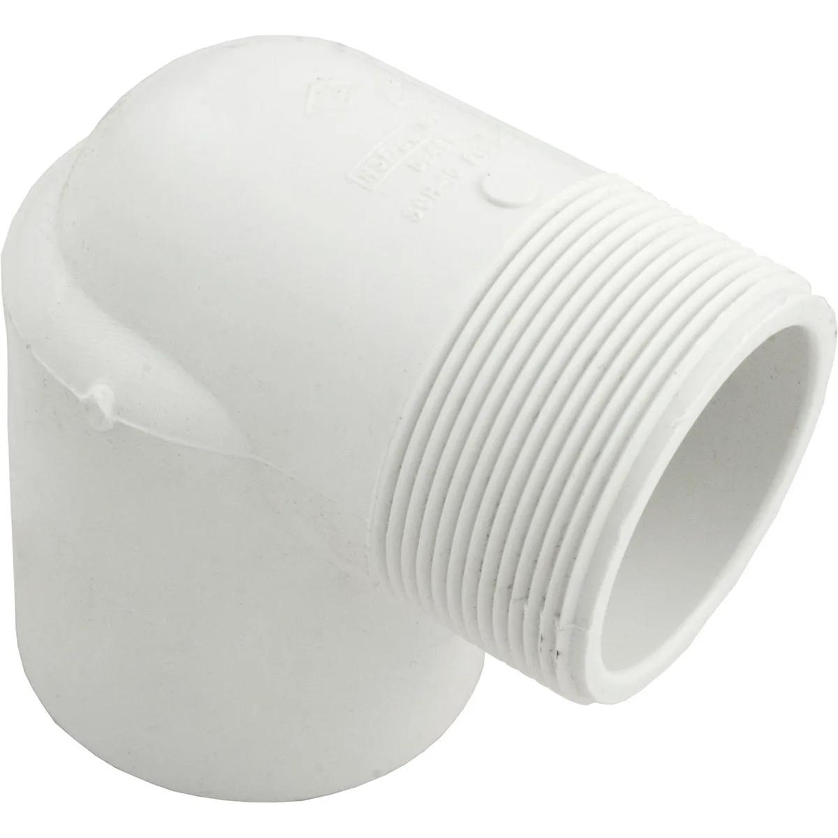 90 Degree Elbow, 2-Inch, MIPT x Slip