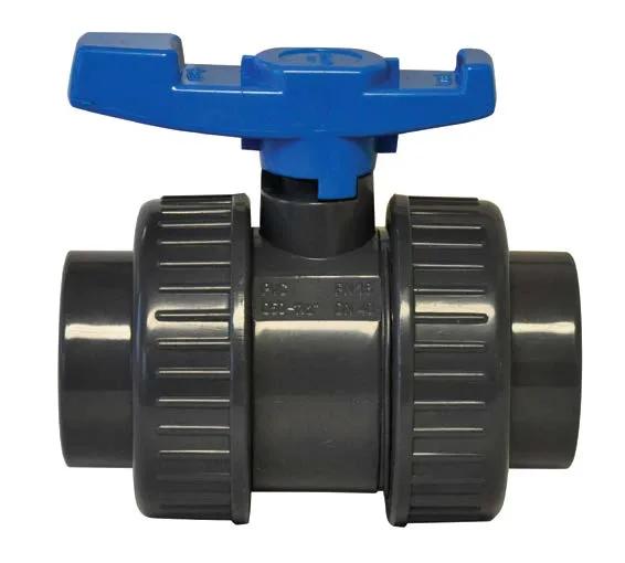 True Union Ball Valve, 1-1/2-Inch, Gray, 801 Series