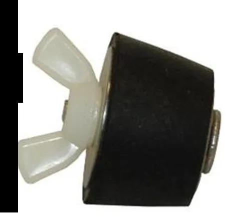 Winter Pipe Plug, 2-Inch, Gray, with Nylon Wingnut