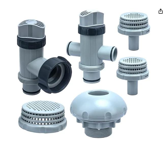 Double Opening Hose Plunger Valve, Above-Ground Pool