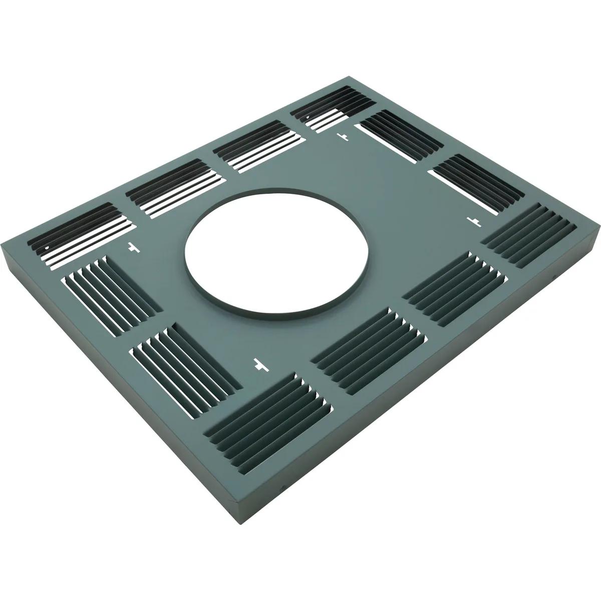 Louvered Jacket Top for R335 Digital Pool Heater, Green, Replacement for Raypak
