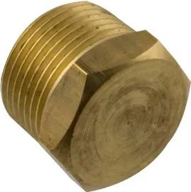 Inlet and Outlet Header Plug, 3/4-Inch, Brass, Replacement for Teledyne Laars