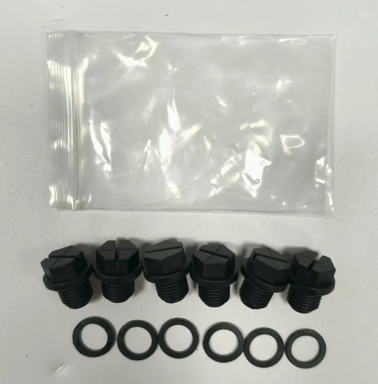 Pump Pipe Plug with Gasket (6-Pack)