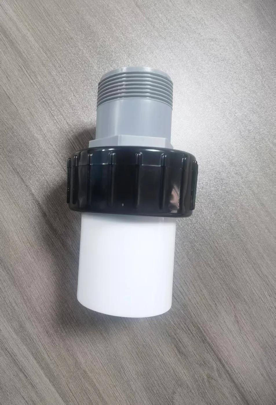 1.5-Inch PVC Slip Union Socket Adapter Fitting (Male x Slip), 2-Pack