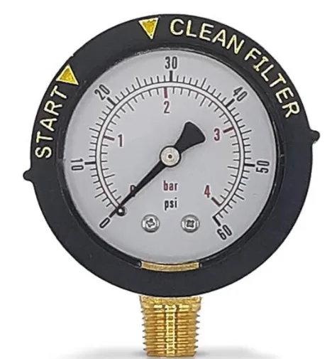 Pressure Gauge, 60 PSI, 1/4-Inch