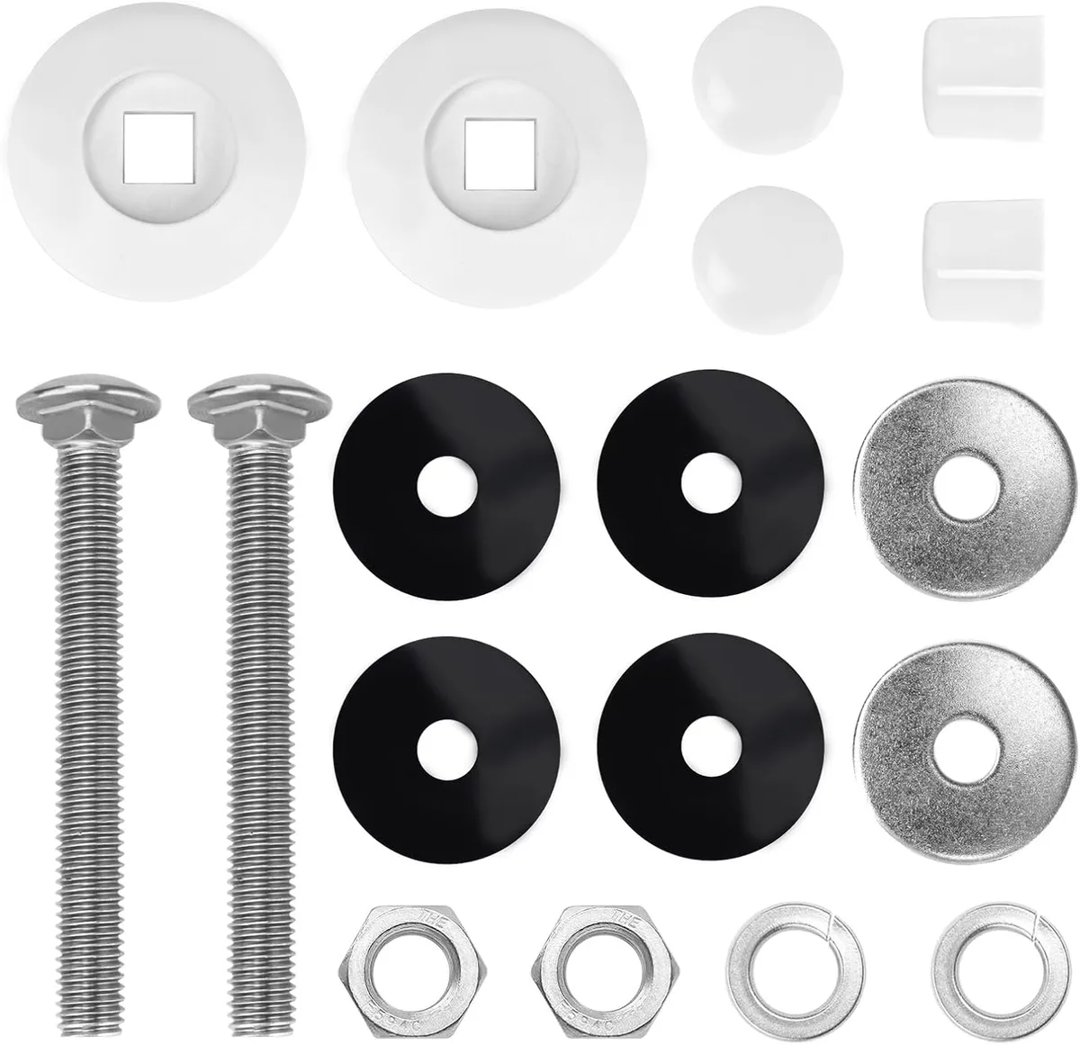 Diving Board Mounting Kit, Two-Hole Residential, Stainless Steel