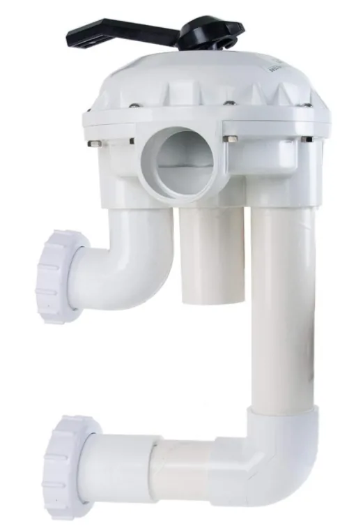 Vanne HiFlow 2-Inch avec tuyauterie pour filtre D.E. et filtre à sable