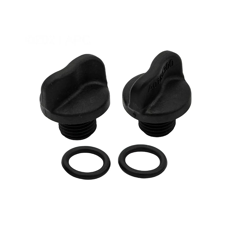 Tapón de vaciado con junta tórica, juego de 2, compatible con bombas Jandy ePump, Stealth, PlusHP y FloPro