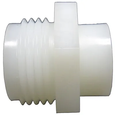 Garden Hose Adapter, 1/4 x 3/4-Inch MHT