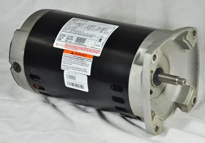 Square Flange Motor, 1.5 HP, 3 Phase, 208/230/460V, Replacement for Century