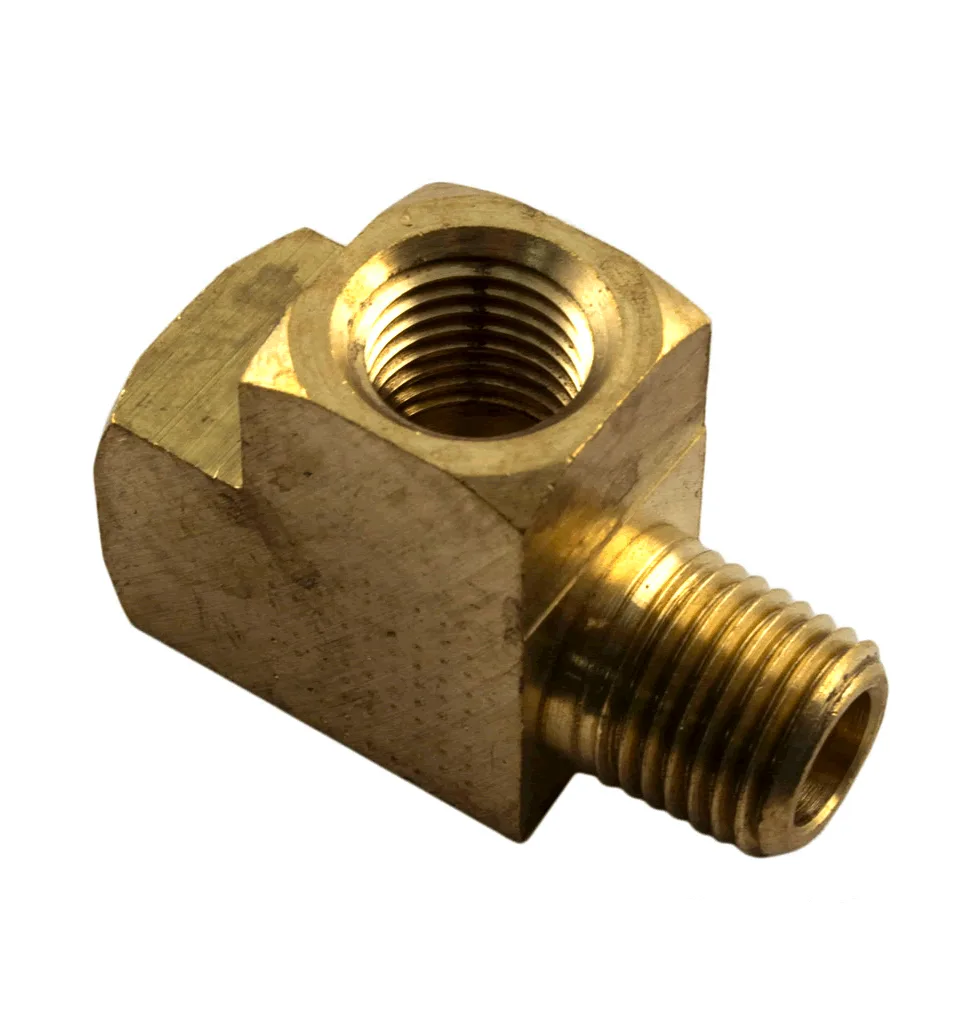 Street Tee, 1/4-Inch, Brass, Replacement for Baker Hydro Filters