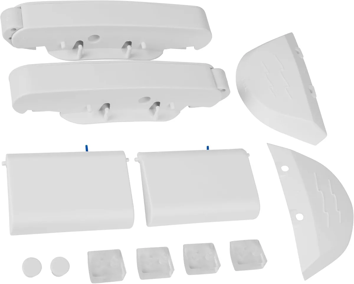 Pool Cleaner Pod Swing Kit with Bezels & Pod Shoes, White