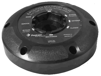 Top Mount Lid Assembly, 8-Position, Replacement for Pentair