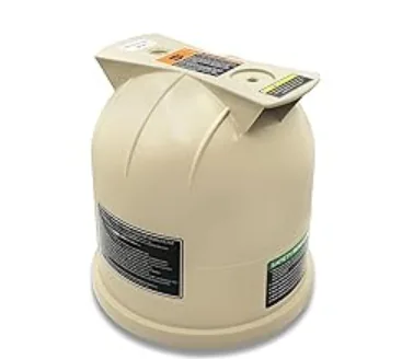 Tapa completa color almendra para filtro de piscina y spa, 12-Inch