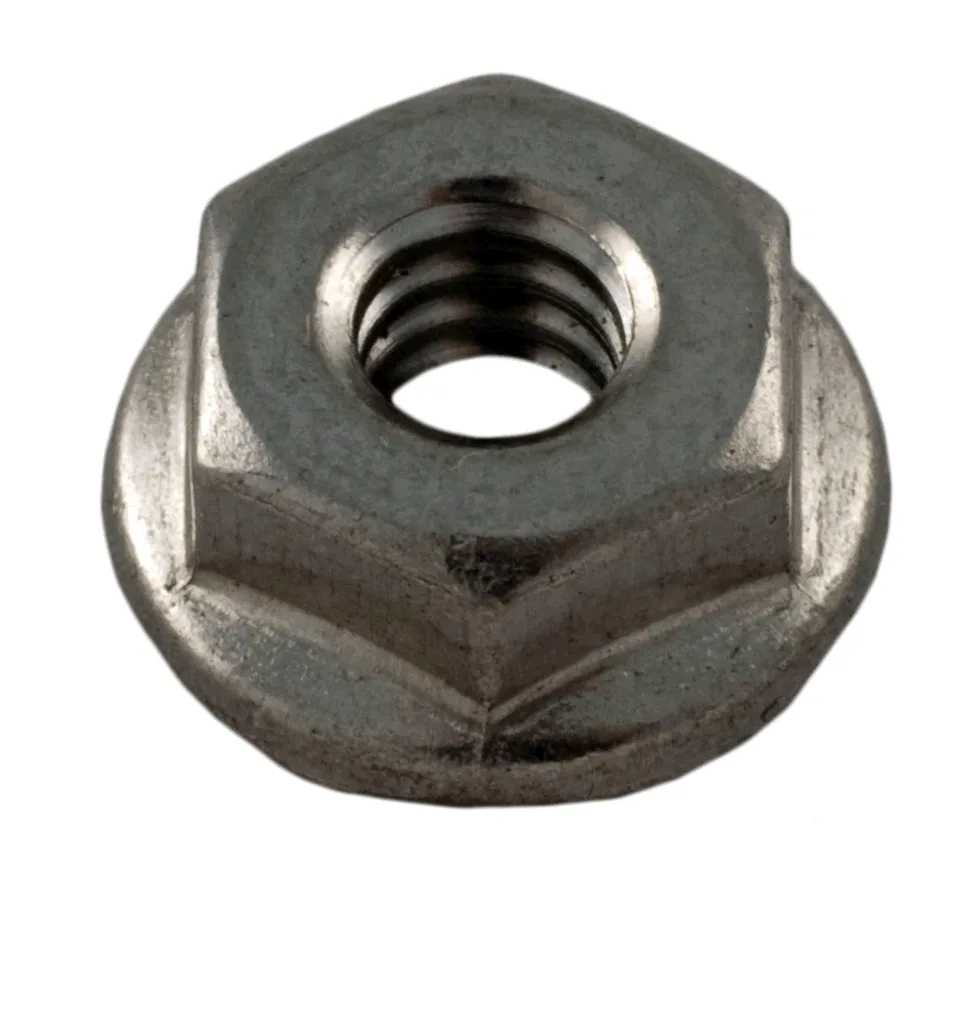 Serrated Flange Nut, 10-24, Stainless Steel, Replacement for Pentair