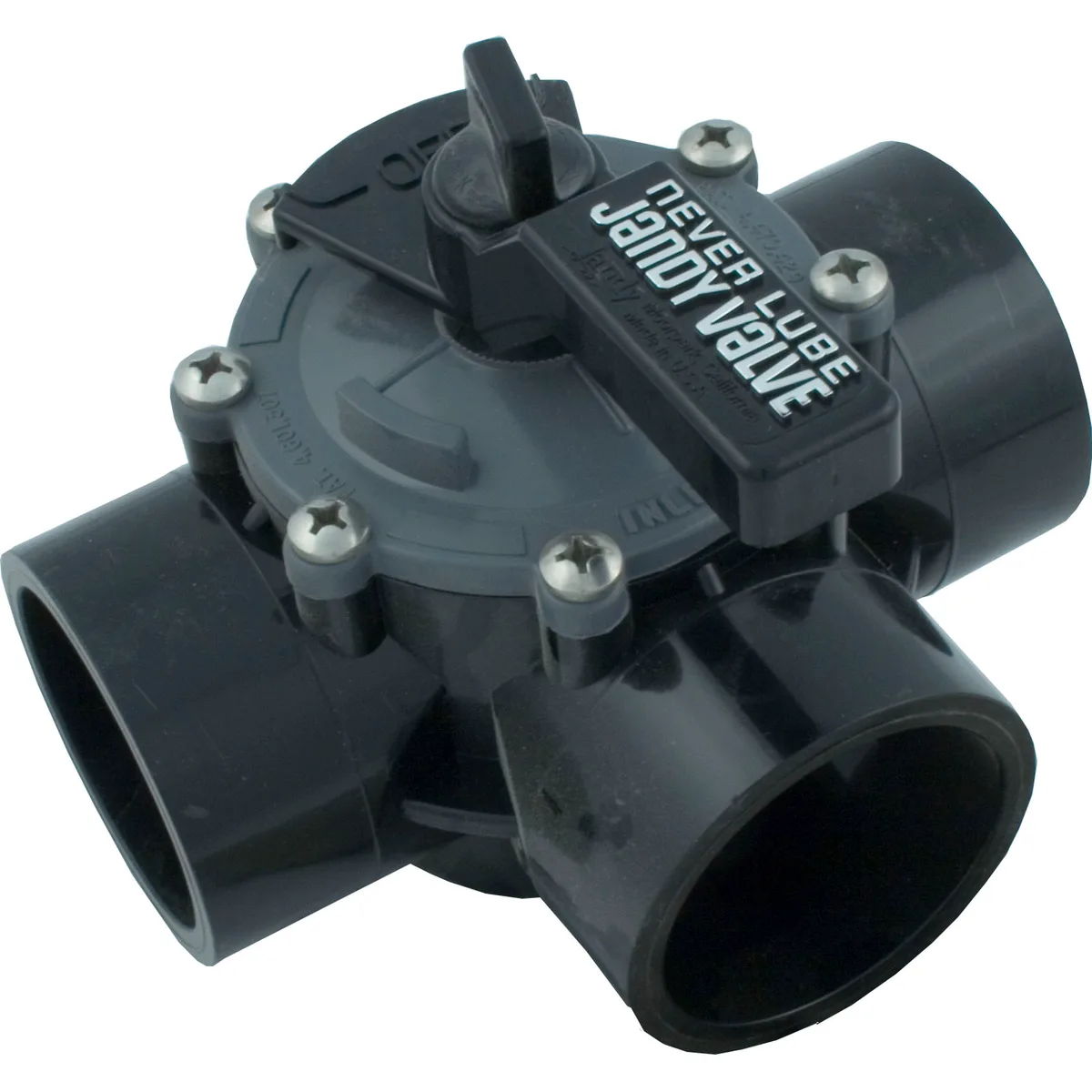 3-Port Diverter Valve, 2-1/2-Inch x 2-Inch, Compatible with Jandy NeverLube