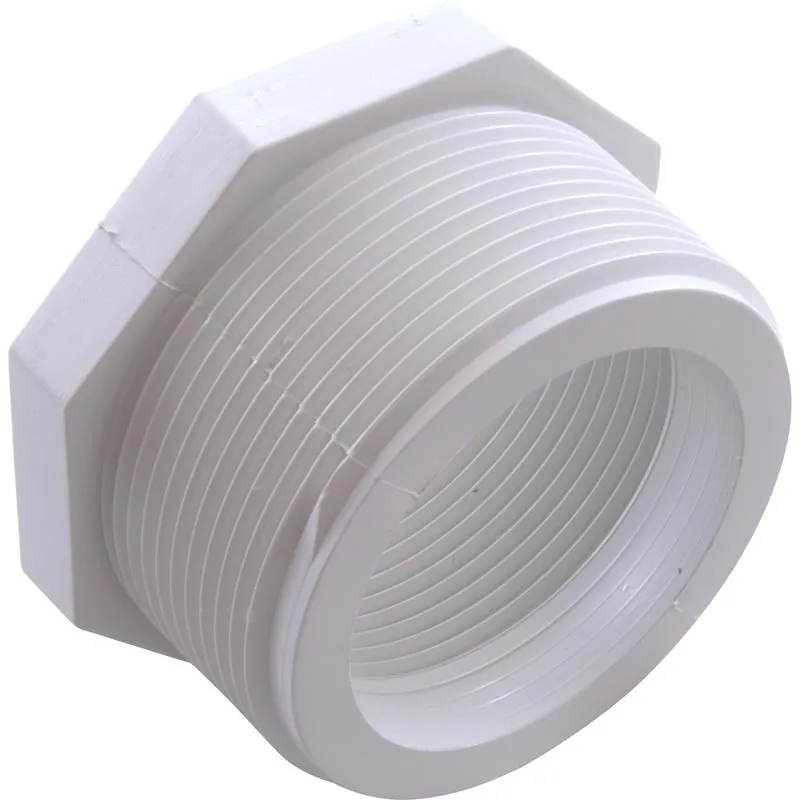 Reducer Bushing, 2-Inch Thread x 1-1/2-Inch Thread, PVC