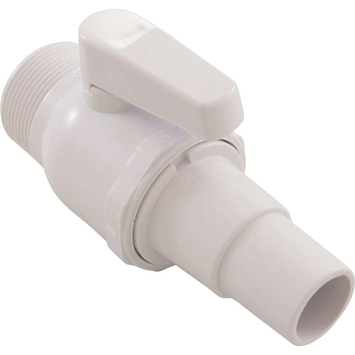 2-Way Ball Valve, 1-1/2-Inch ABS, Compatible with Hayward Econoline