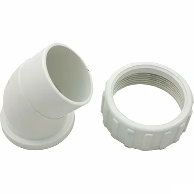 Pump Union Tailpiece, 2-Inch x 2-Inch Spigot 45-Degree, Compatible with Waterway