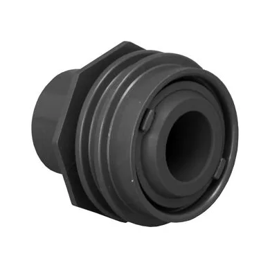 Flush Mount Return Fitting, Dark Gray, Compatible with SuperPro