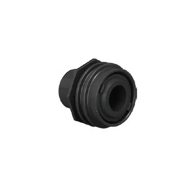 Flush Mount Return Fitting, Black