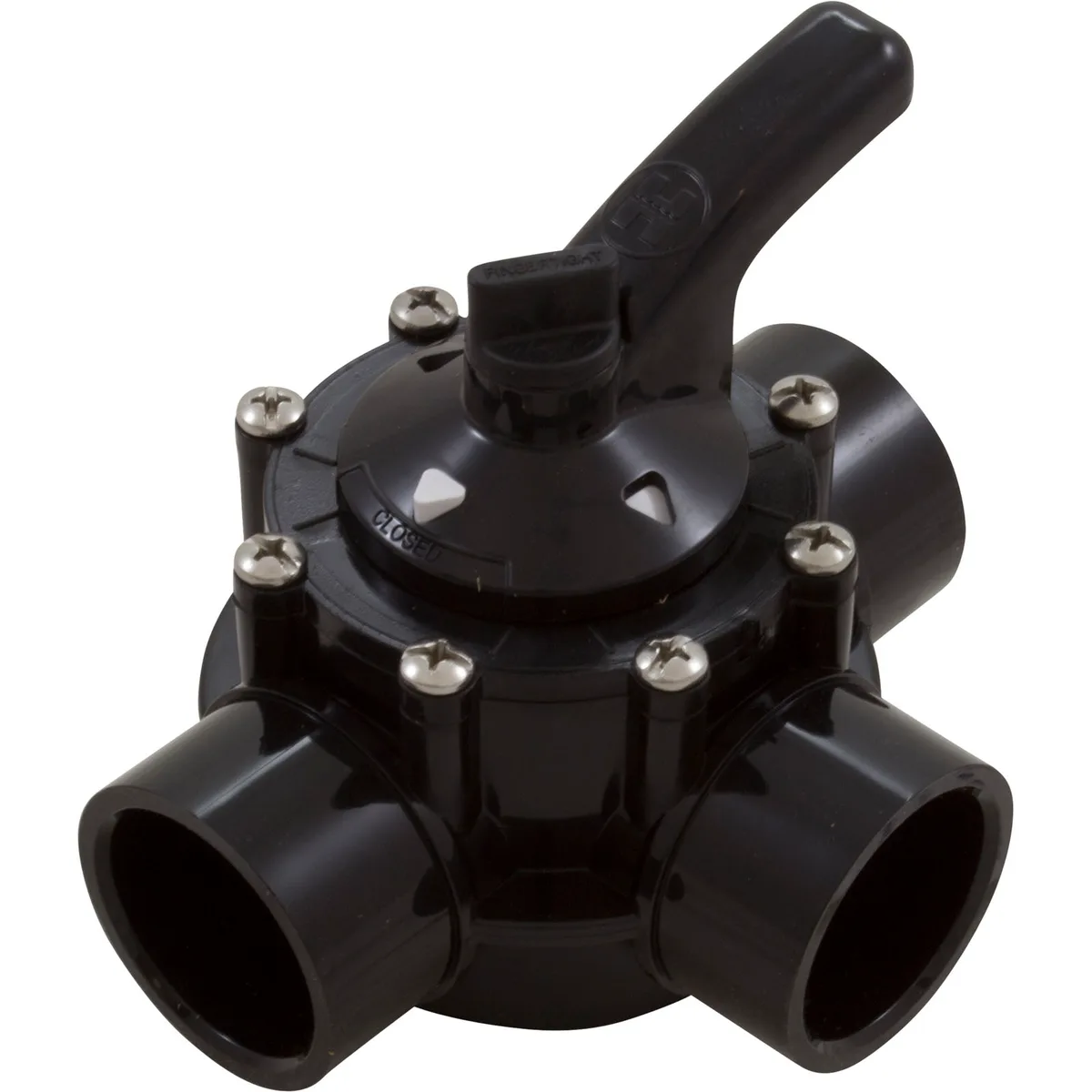 3-Way Diverter Valve, 1.5-Inch x 2-Inch CPVC, Compatible with Hayward