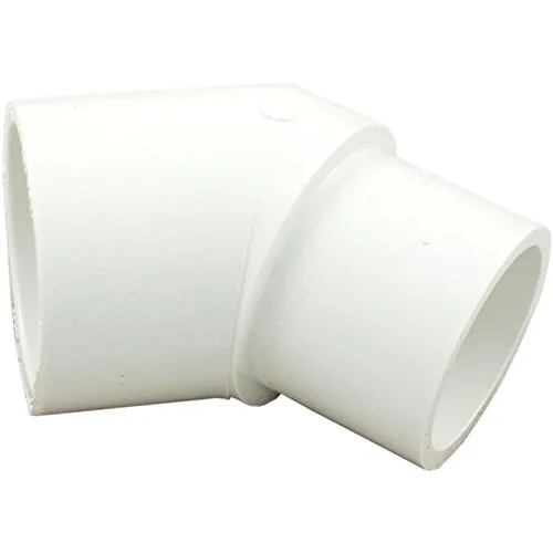 45-Degree Elbow, 1.5-Inch Insider Fitting x 1.5-Inch Slip, Compatible with Lasco