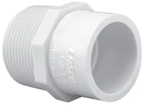 Reducing Male Adapter, 2-Inch x 3-Inch, MPT x Slip, SCH 40