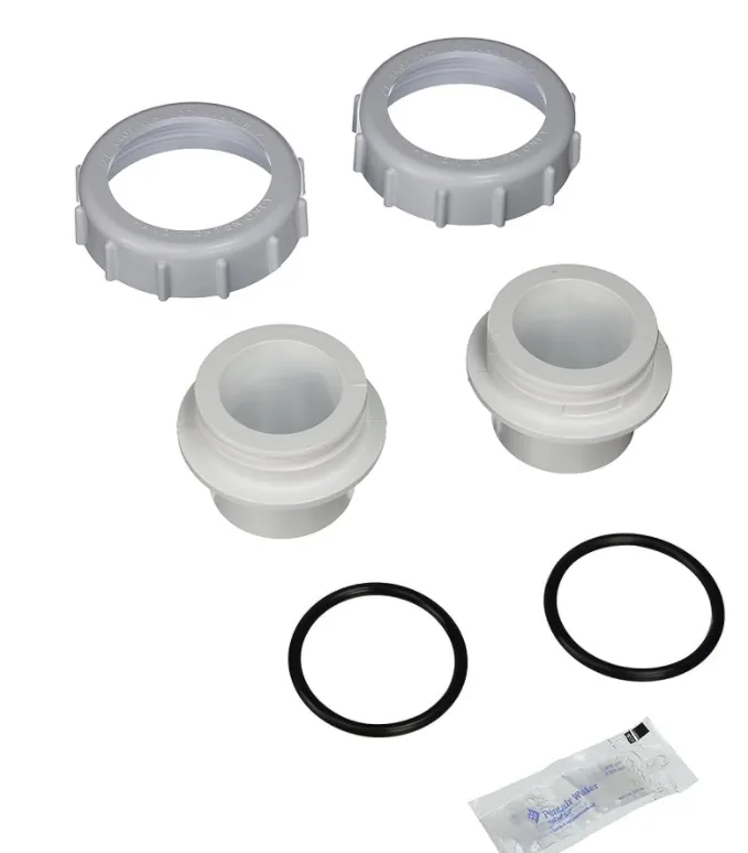 White Bulkhead Union Replacement Set, Pool and Spa Filter