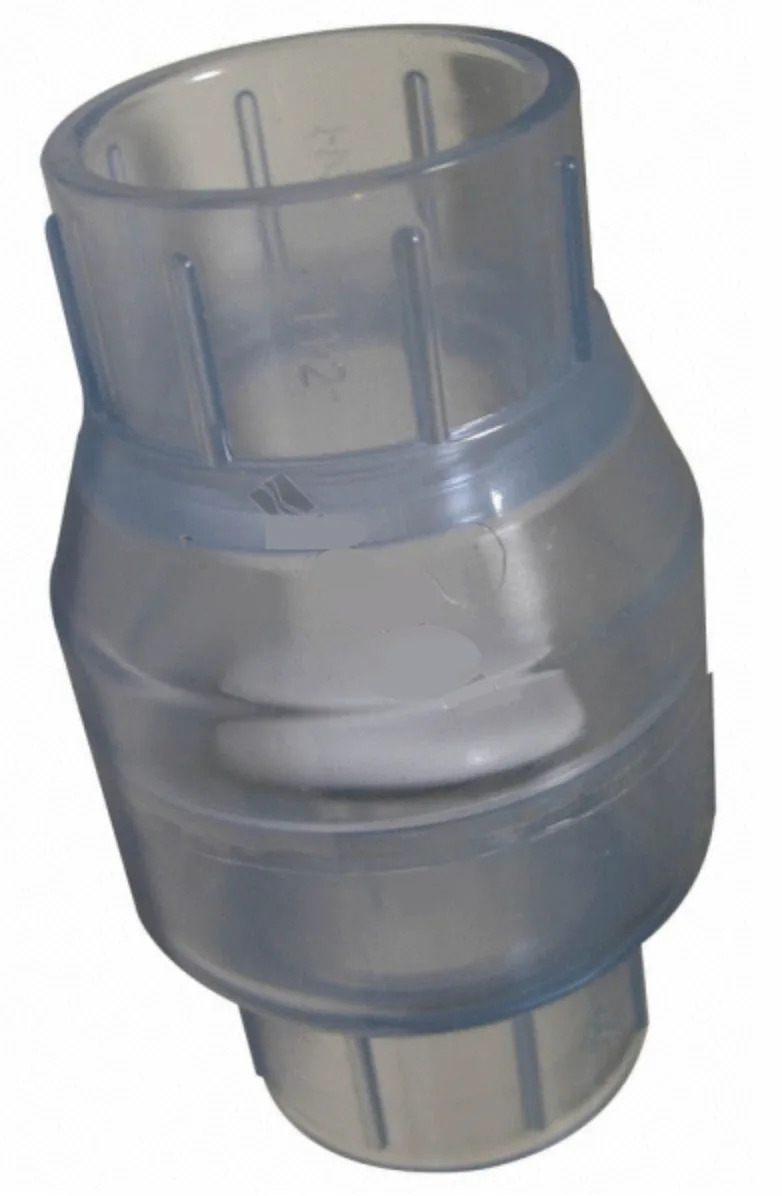 Swing Check Valve, 1.5-Inch Socket, Clear, Compatible with CMP HydroSeal