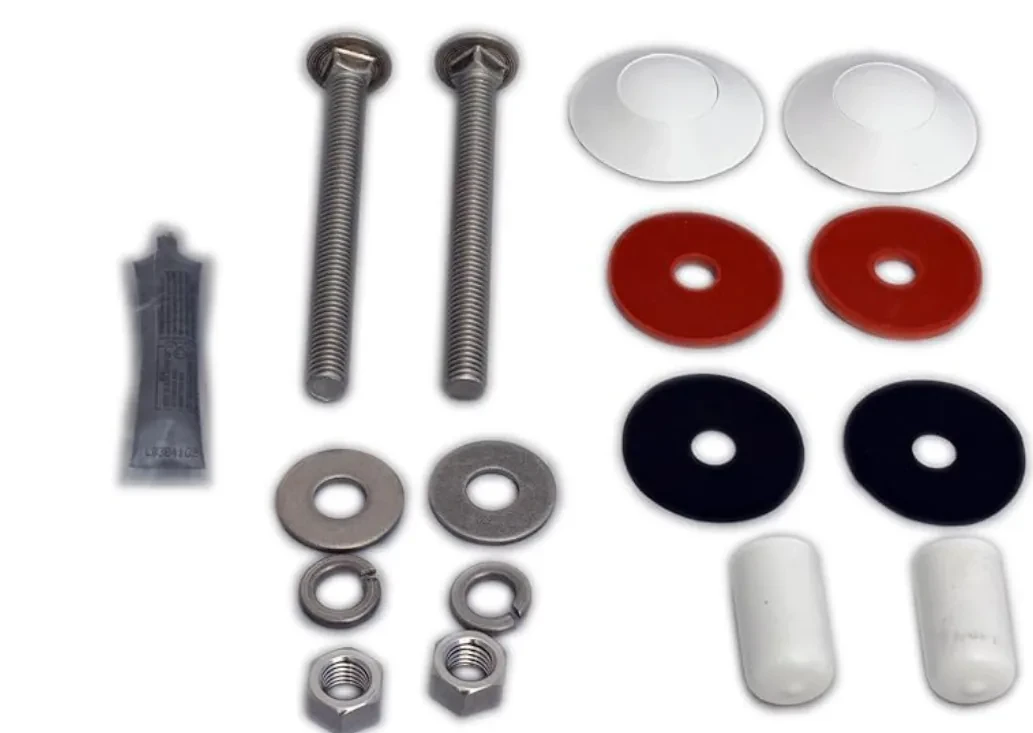 Two-Bolt Diving Board Mounting Kit, White, Residential Pool