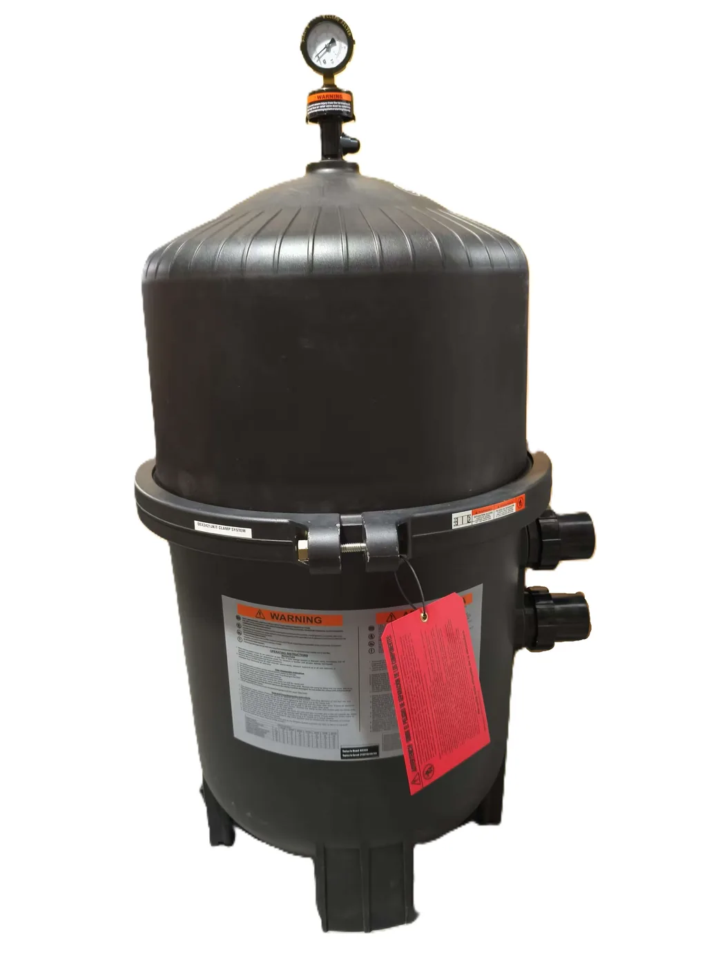 Pool DE Filter, 48 Square Foot, Gray