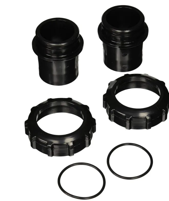 Black Bulkhead Union Set for Clean and Clear Plus Filter