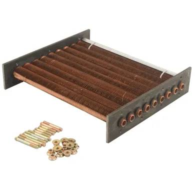 Heat Exchanger Tube Bundle, Copper, ASME, Replacement for Raypak