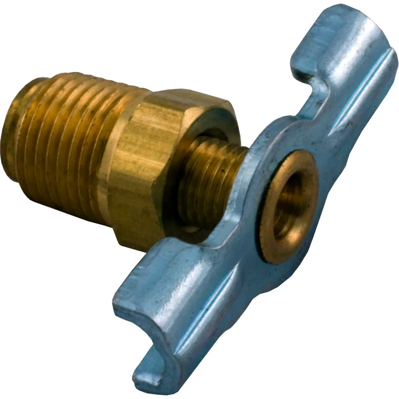 Straight Drain Valve, 1/8-Inch, for 185B/C and 265B/C Heaters, Compatible with Raypak