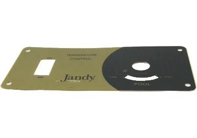 Temperature Control Label, Replacement for Teledyne Laars
