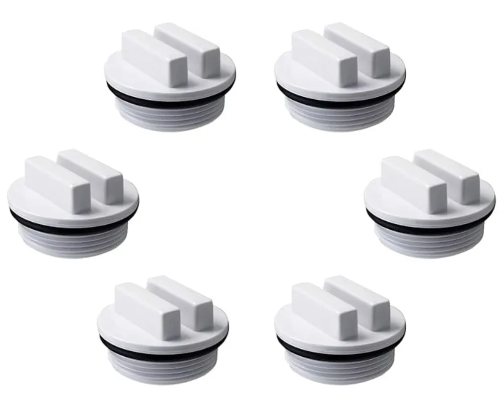 Winter Plug & Filter Drain Plug with O-Ring, 1.5-Inch (6-Pack)