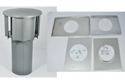 Outdoor Vent Cap, 6-Inch, for 175,000 BTU Heaters, Replacement for Teledyne Laars