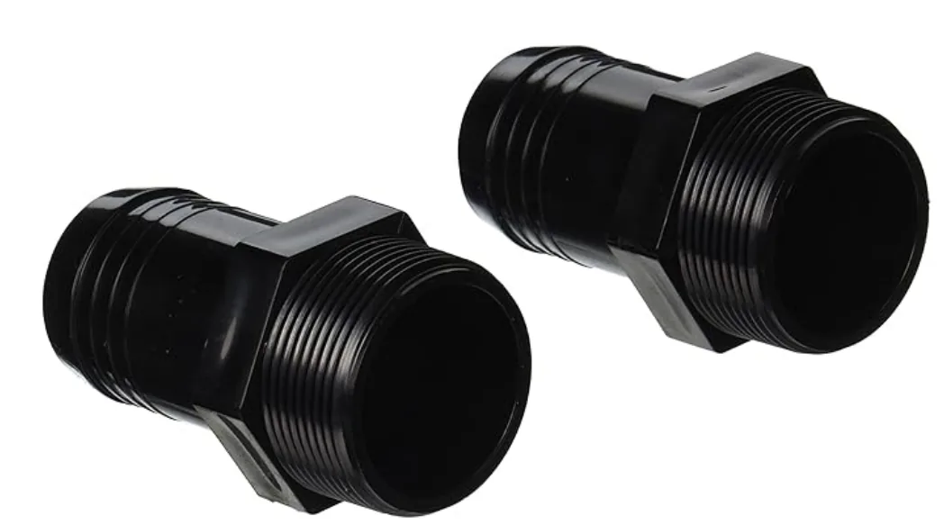 Male Hose Insert Adapter, Sand Filter (2-Pack)