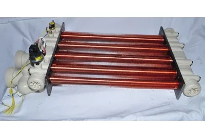 Heat Exchanger with Headers for CH250 Heaters, Replacement for Pentair