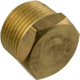 Inlet and Outlet Header Plug, 3/4-Inch, Brass, Replacement for Teledyne Laars