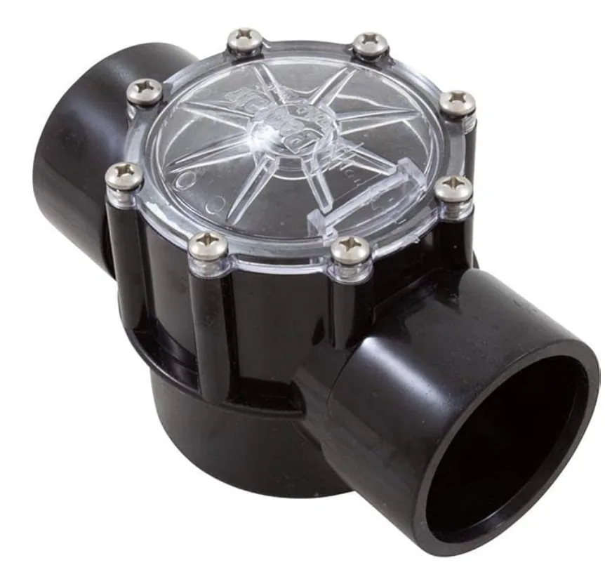 Check Valve CPVC, 2-Port Straight, for Pool Pumps