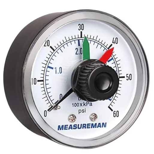Boxed Pressure Gauge with Dial for Select Filters