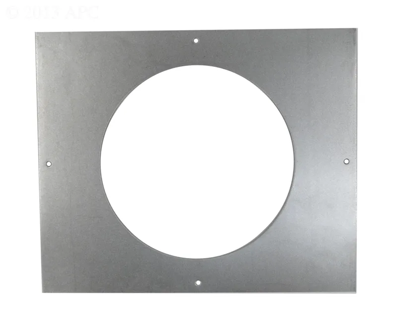 Draft Hood and Vent Cap Adapter Plate for 250,000 BTU Heater, Replacement for Teledyne Laars